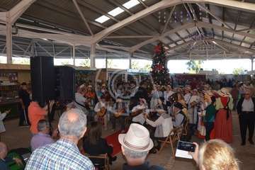 Narea abre como recova con ambiente navideño y de satisfacción general (Foto Francisco Javier Santana y TA)